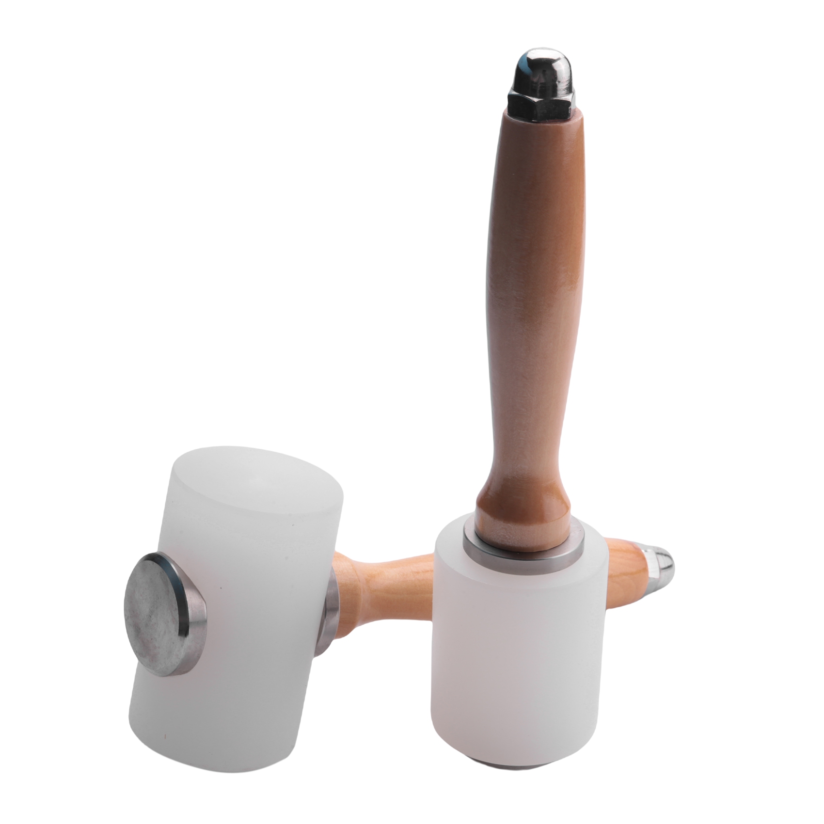 Wooden Mallet Carving - A98E-2 Stück Leder-Schnitzhammer, Lederhammer, Nylonhammer mit