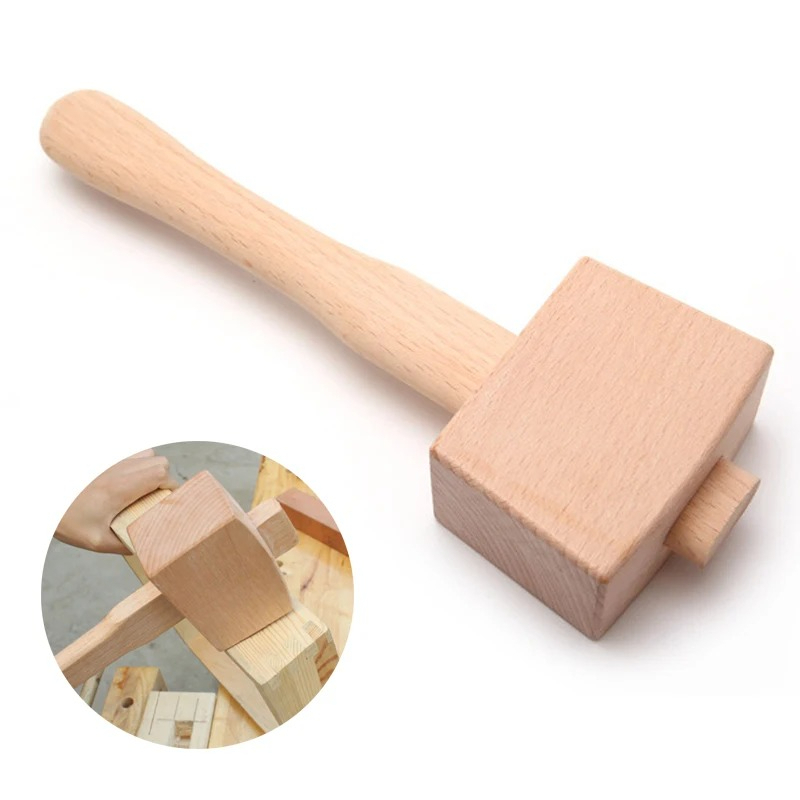 Wooden Mallet Carving - DIY handgefertigtes Leder, Holzbearbeitungswerkzeuge, handgefertigtes Massivholz