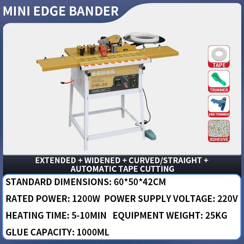 DW-60 Mini-Kantenanleimmaschin – Woodworking Edge Bewertung und Preis