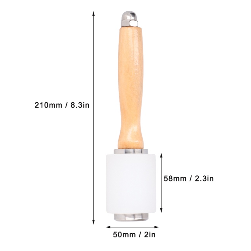 Leder-Schnitzhammer Nylon DIY  – Wooden Mallet Carving Bewertung und Preis