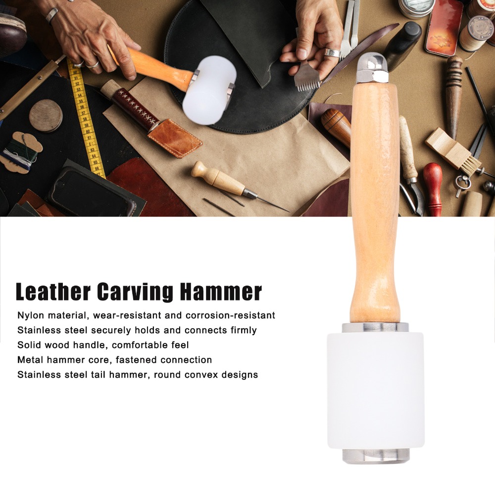 Mehrzweck-Lederhammer in Versc – Wooden Mallet Carving Bewertung und Preis