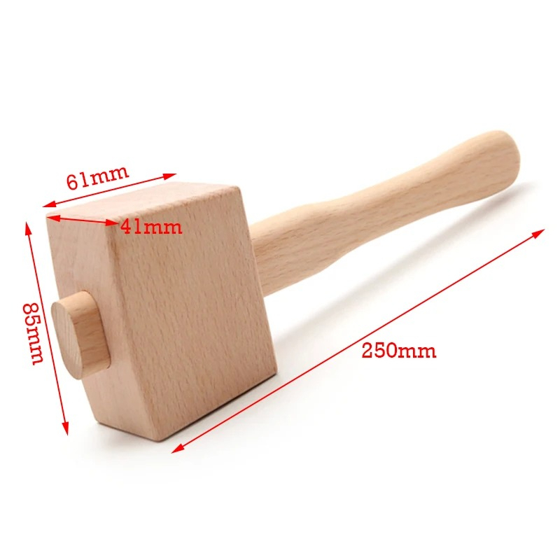 DIY handgefertigtes Leder, Hol – Wooden Mallet Carving Bewertung und Preis