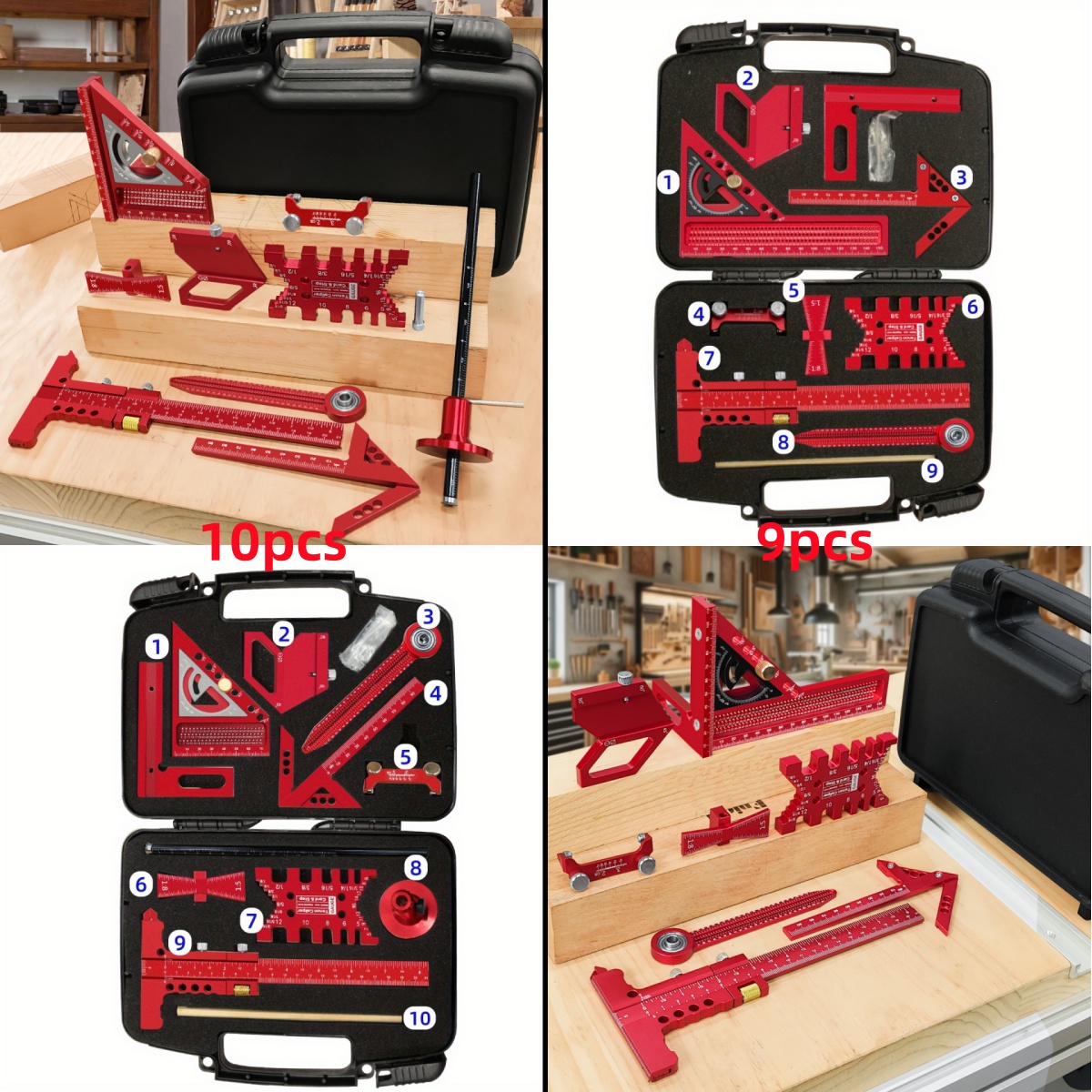 9-teiliges/10-teiliges Holzbea – Woodworking Free Plans Bewertung und Preis