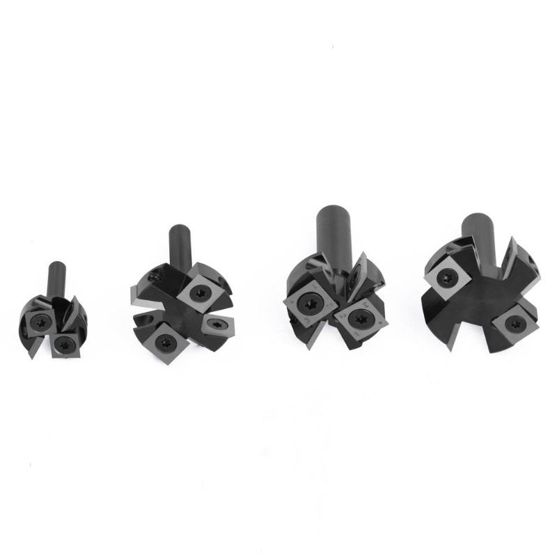 4-flögeliger Wendeschneidplatt – Router Bits For Woodworking Bewertung und Preis
