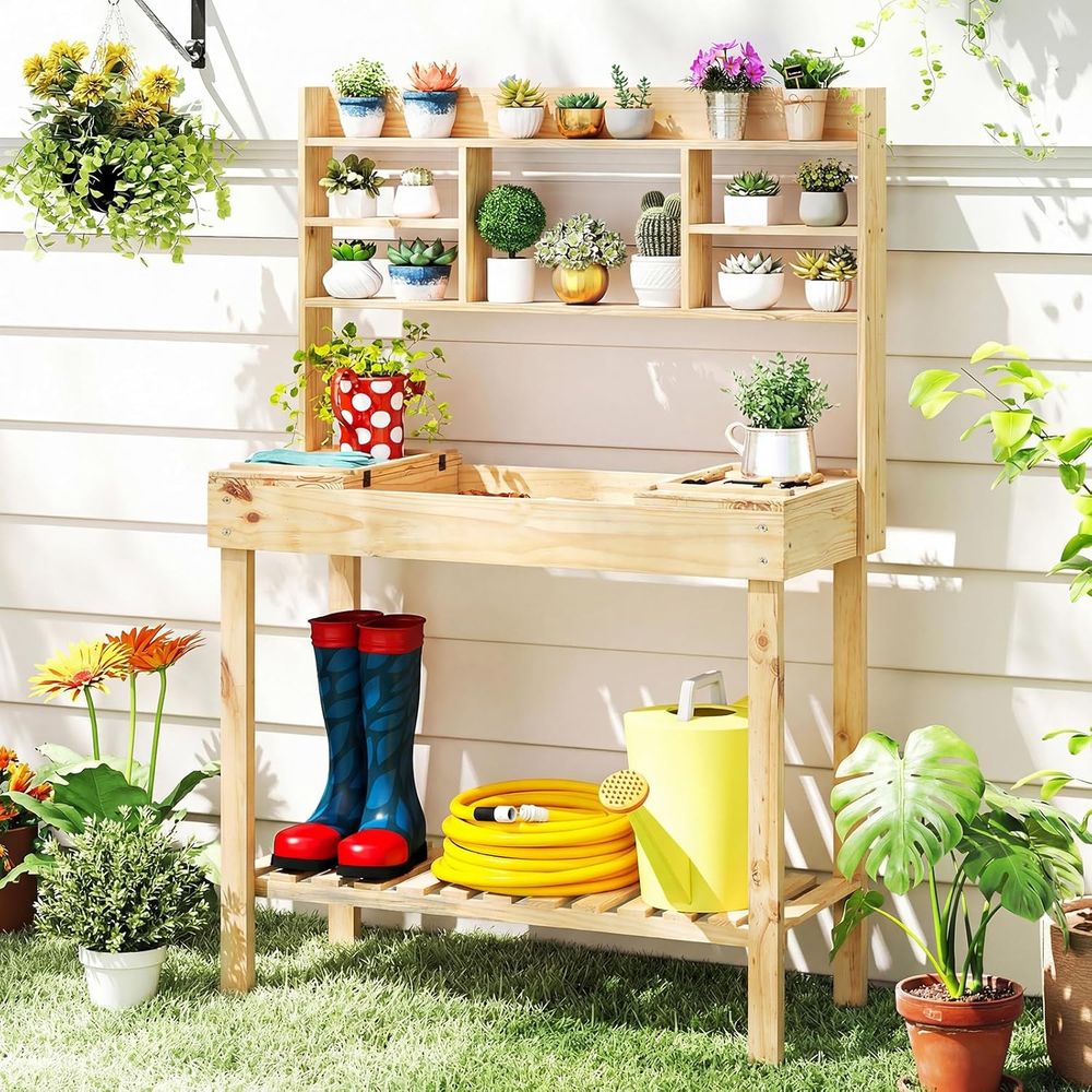 Pflanzbanktisch, 60-Zoll-Garte – Workbench Woodworking Bewertung und Preis