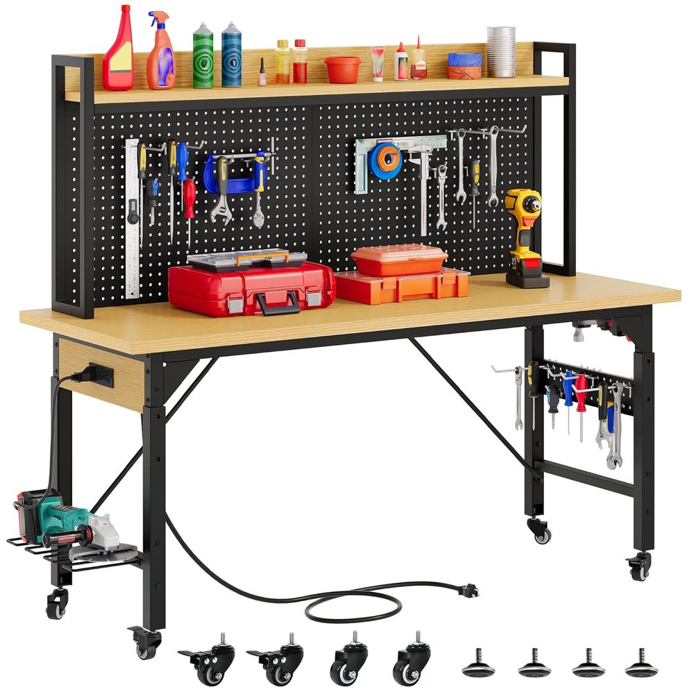 60 Zoll Schwerlast-Werkbank mi – Workbench Woodworking Bewertung und Preis