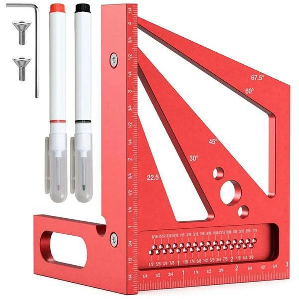 Roter 3D-Multifunktions-Winkel – Woodworking Workshop Layout Bewertung und Preis